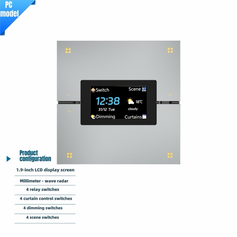 PC model M9Pro Tuya Zigbee sma - đánh giá và giá Smart Home Display