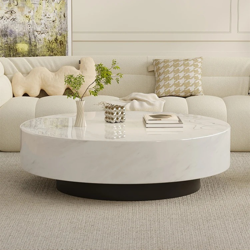 Italian Minimalist Round Marbl - đánh giá và giá Smart Home Living Room
