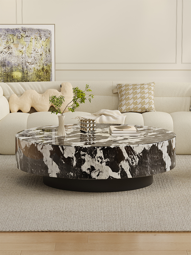 Italian Minimalist Round Marbl - đánh giá và giá Smart Home Living Room