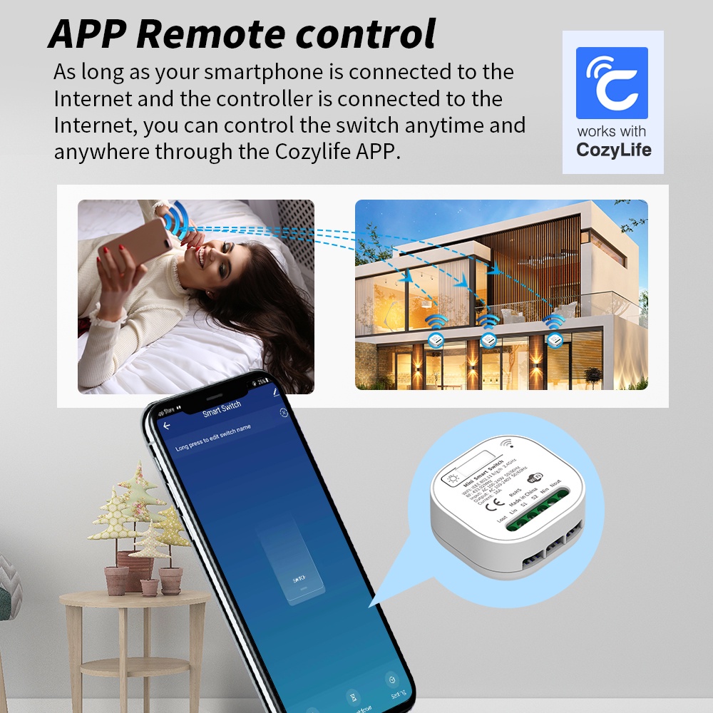 Sixwgh Smart WIFI Switch Compa - đánh giá và giá Smart Home Hub Apple