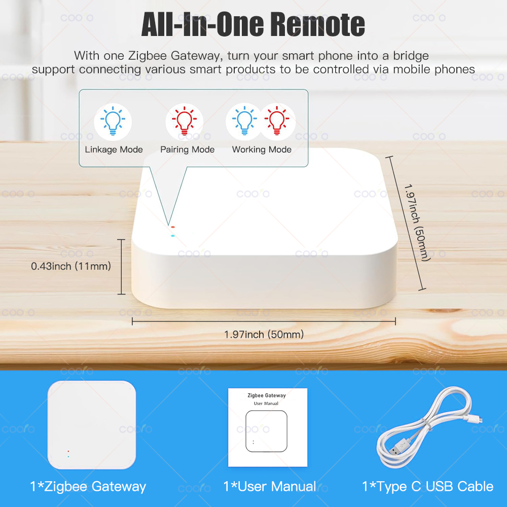 Zigbee 3.0 Gateway Hub Smart H - đánh giá và giá Smart Home Mqtt