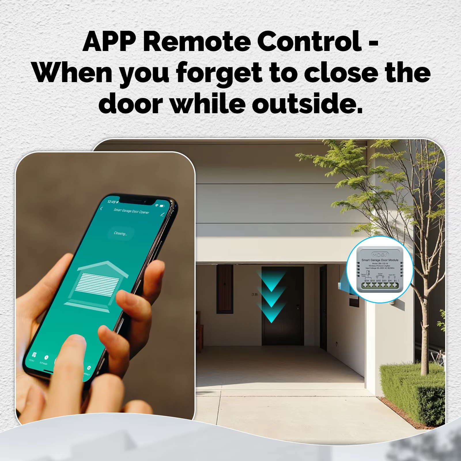 MOES Zigbee Garage Door Contro - đánh giá và giá Smart Home Voice Assistant