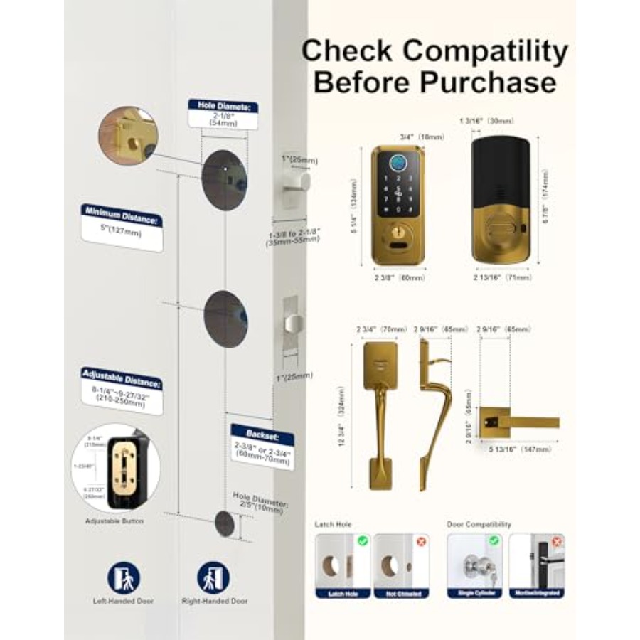 Keyless Entry Door Lock Smart  - đánh giá và giá Airbnb Smart Home