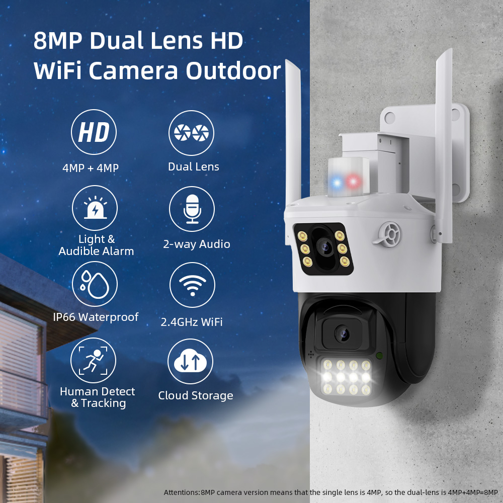 6MP 1296P iCsee APP Dual Lens  - đánh giá và giá Smart Home Windows App