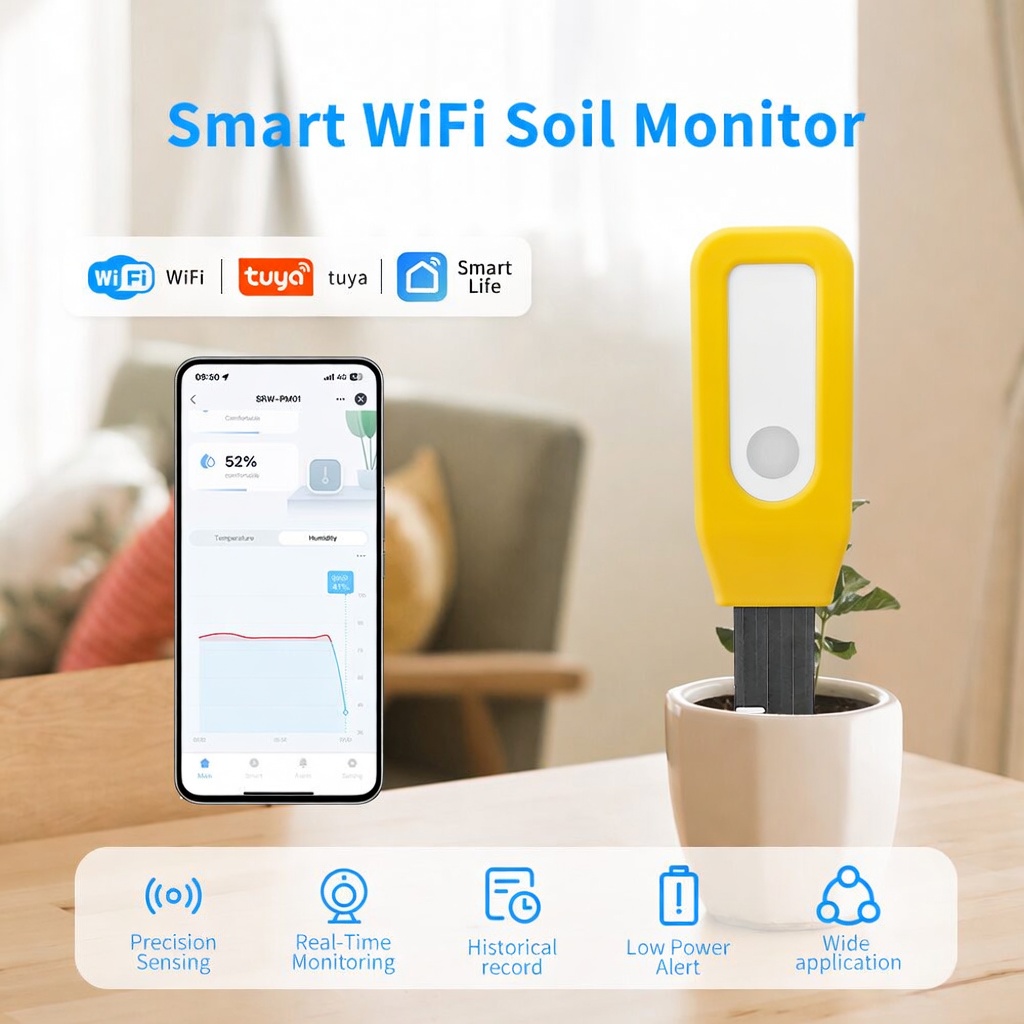 Tuya WiFi Temperature and Humi - đánh giá và giá Smart Home Automation System