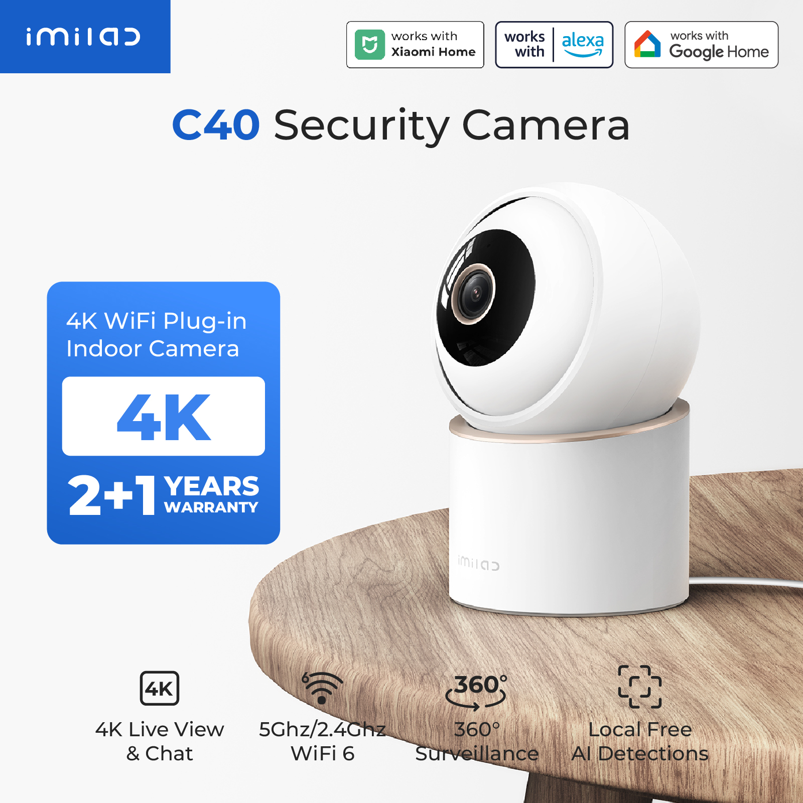 IMILAB C40 8MP Smart Camera 5G - đánh giá và giá Smart Home Windows App