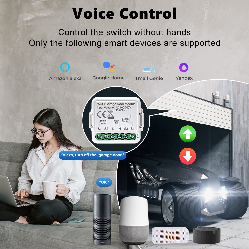 WiFi Tuya Smart Garage Door Sw - đánh giá và giá Smart Home Orvibo