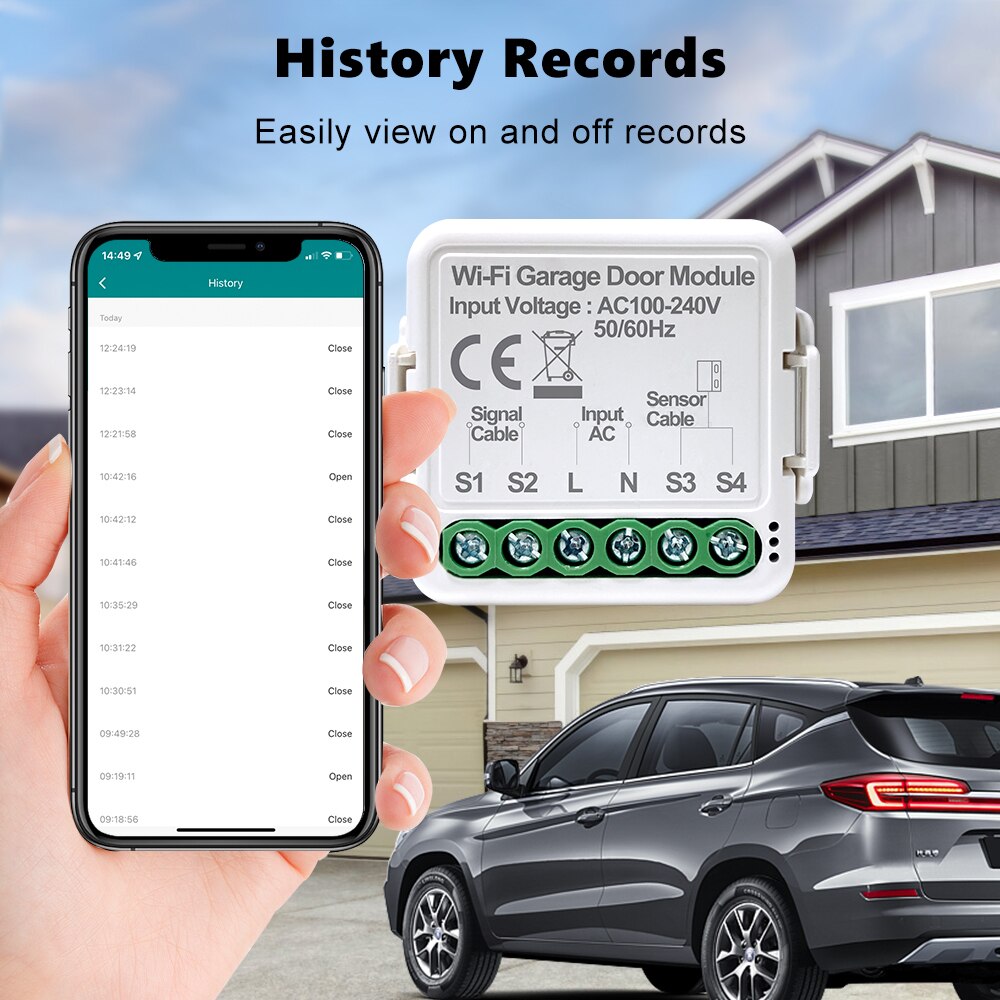 WiFi Tuya Smart Garage Door Sw - đánh giá và giá Smart Home Orvibo