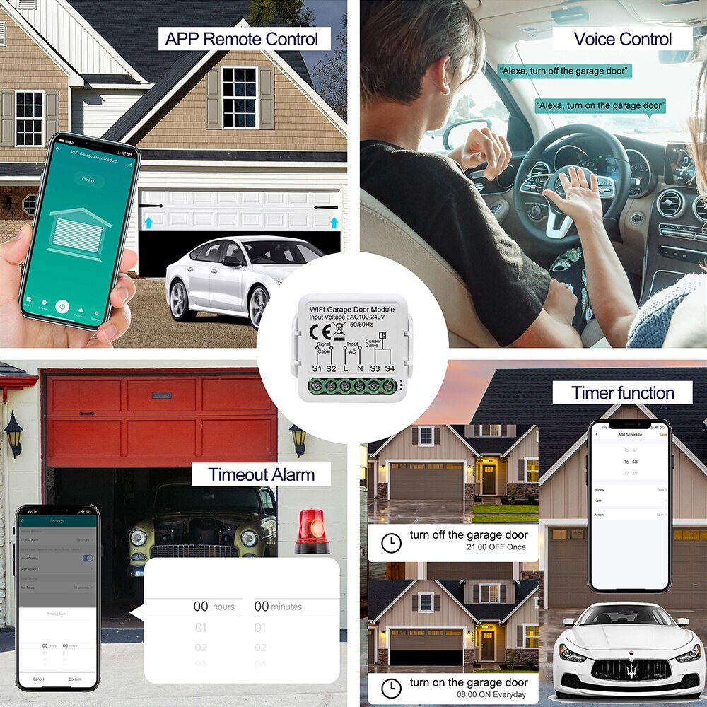 WiFi Tuya Smart Garage Door Sw - đánh giá và giá Smart Home Orvibo