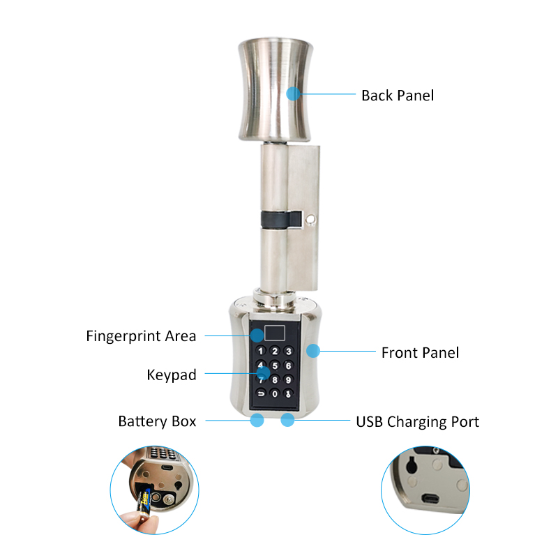 Fingerprint Smart Cylinder Loc - đánh giá và giá Airbnb Smart Home
