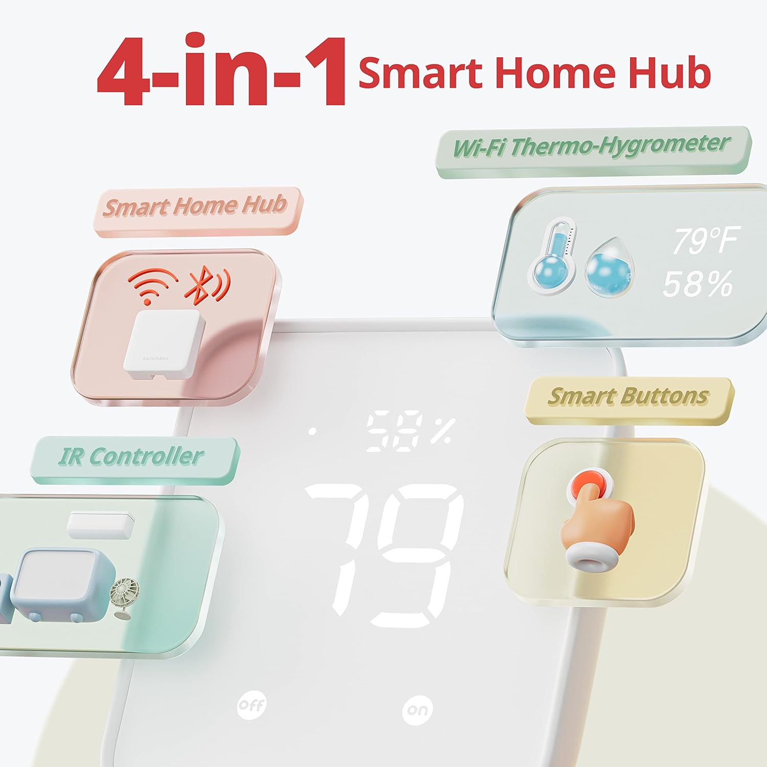 WiFi Thermometer Hygrometer, I - đánh giá và giá Smart Home Hub Apple