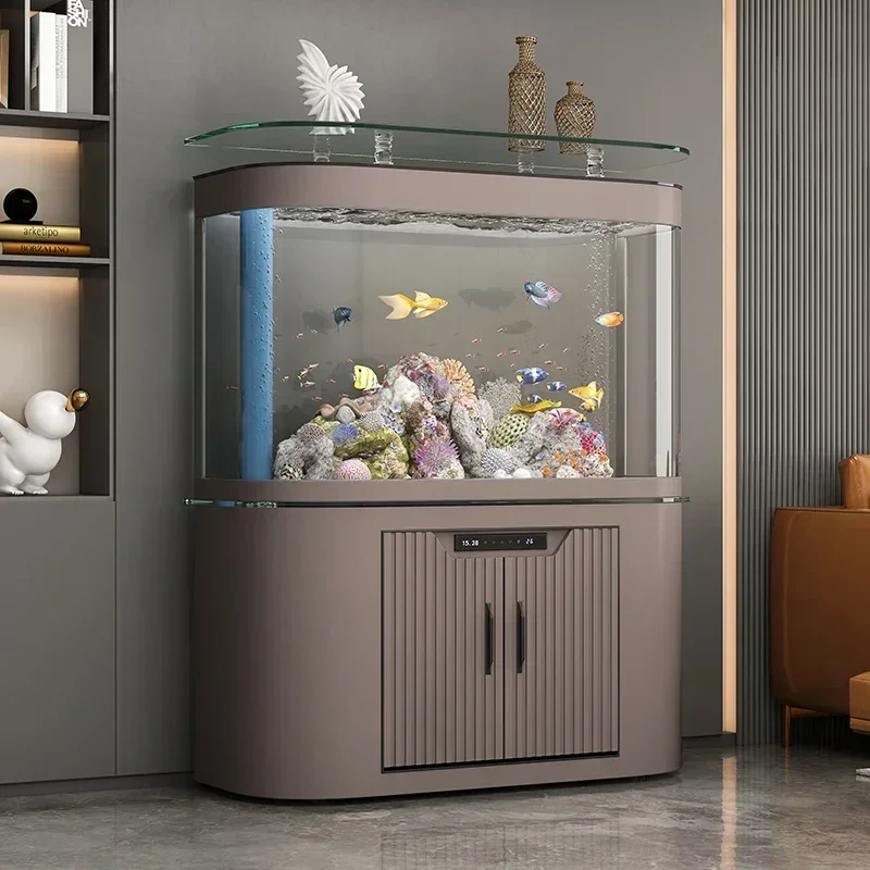 Large Fish Tank Living Room Ho - đánh giá và giá Smart Home Living Room