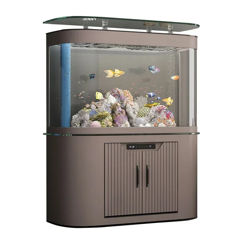 Large Fish Tank Living Room Ho - đánh giá và giá Smart Home Living Room