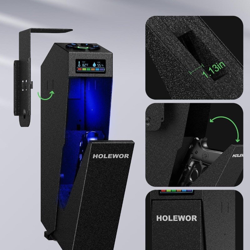 Smart Fingerprint Handgun Safe - đánh giá và giá Smart Home Box