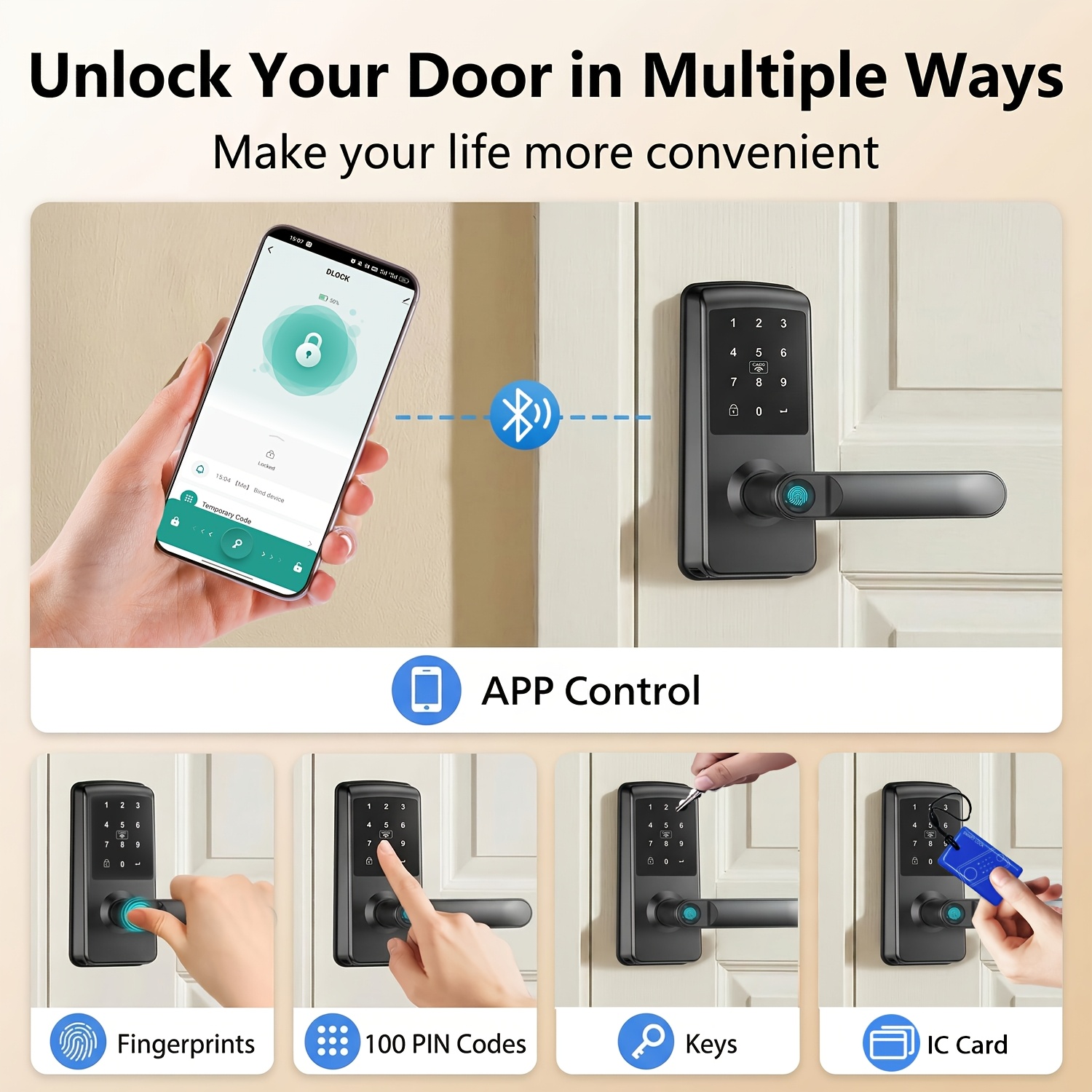 Fingerprint Smart Door Locks ( - đánh giá và giá Airbnb Smart Home
