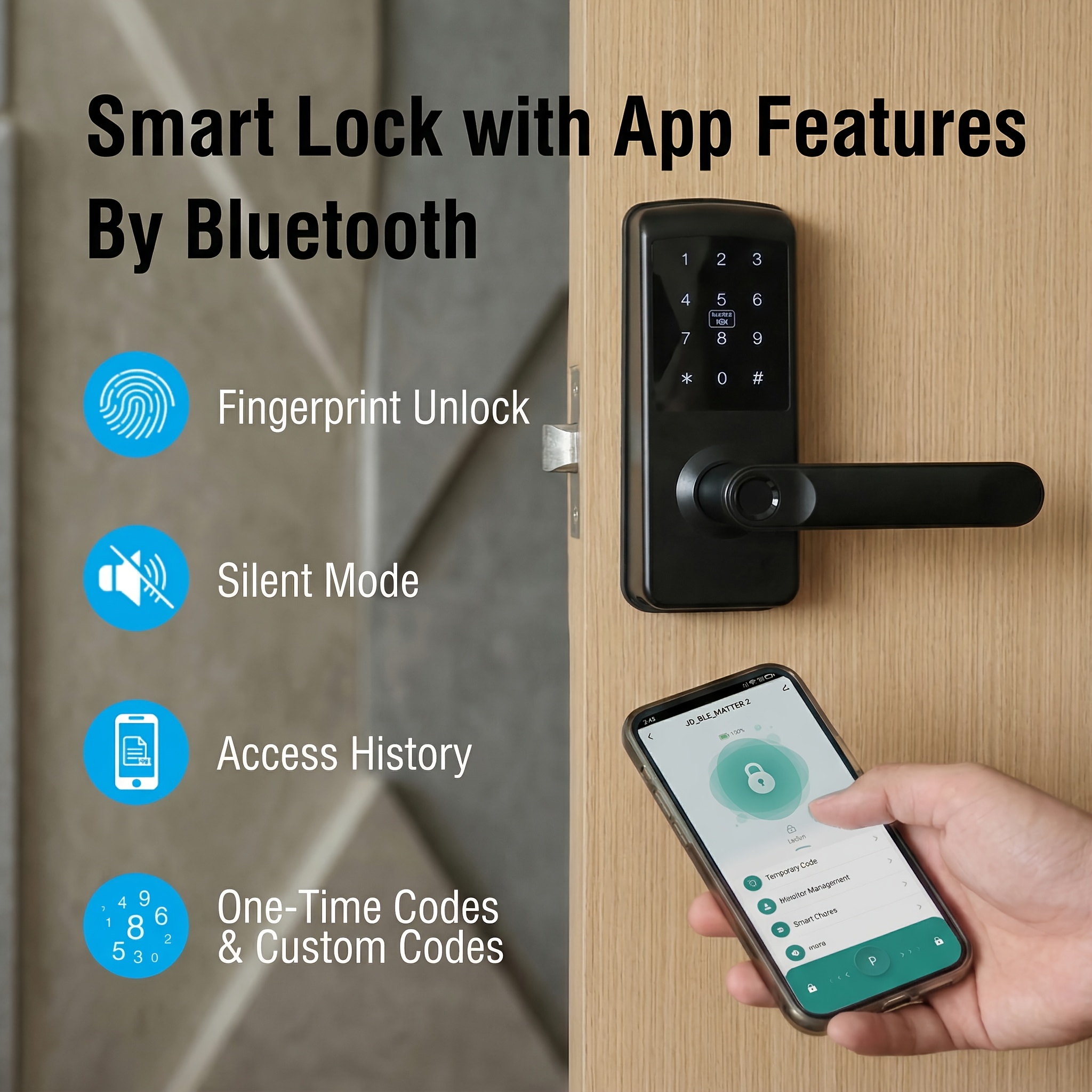 Fingerprint Smart Door Locks ( - đánh giá và giá Airbnb Smart Home