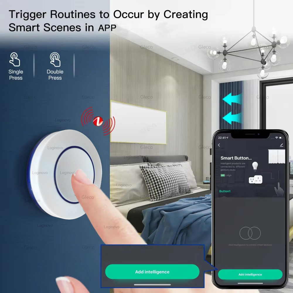 Tuya Zigbee Switch Push Scene  - đánh giá và giá Smart Home Orvibo