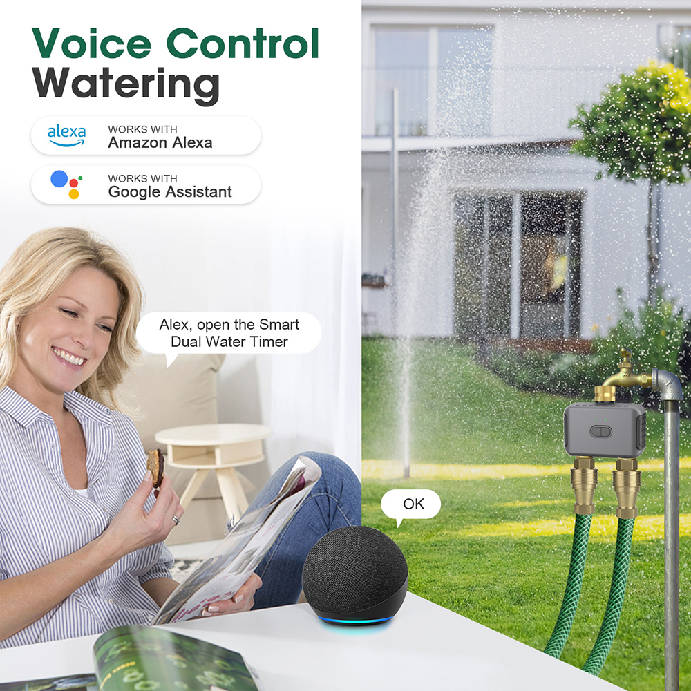 Tuya 2 Zone Watering Timer Gar - đánh giá và giá Smart Home Device