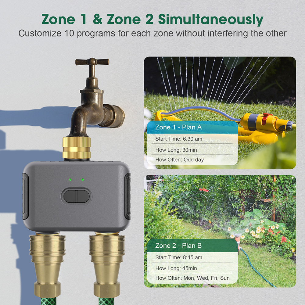Tuya 2 Zone Watering Timer Gar - đánh giá và giá Smart Home Device