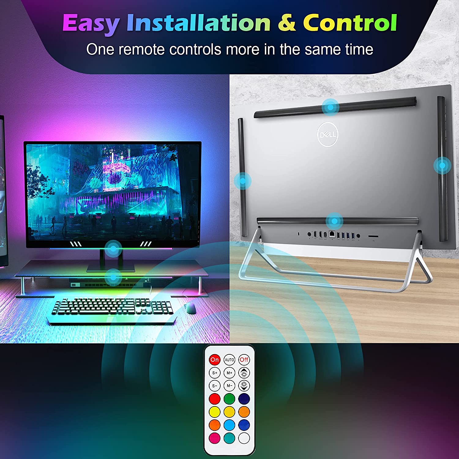 Under Monitor Light Bar RGB Dr - đánh giá và giá Smart Home Poster