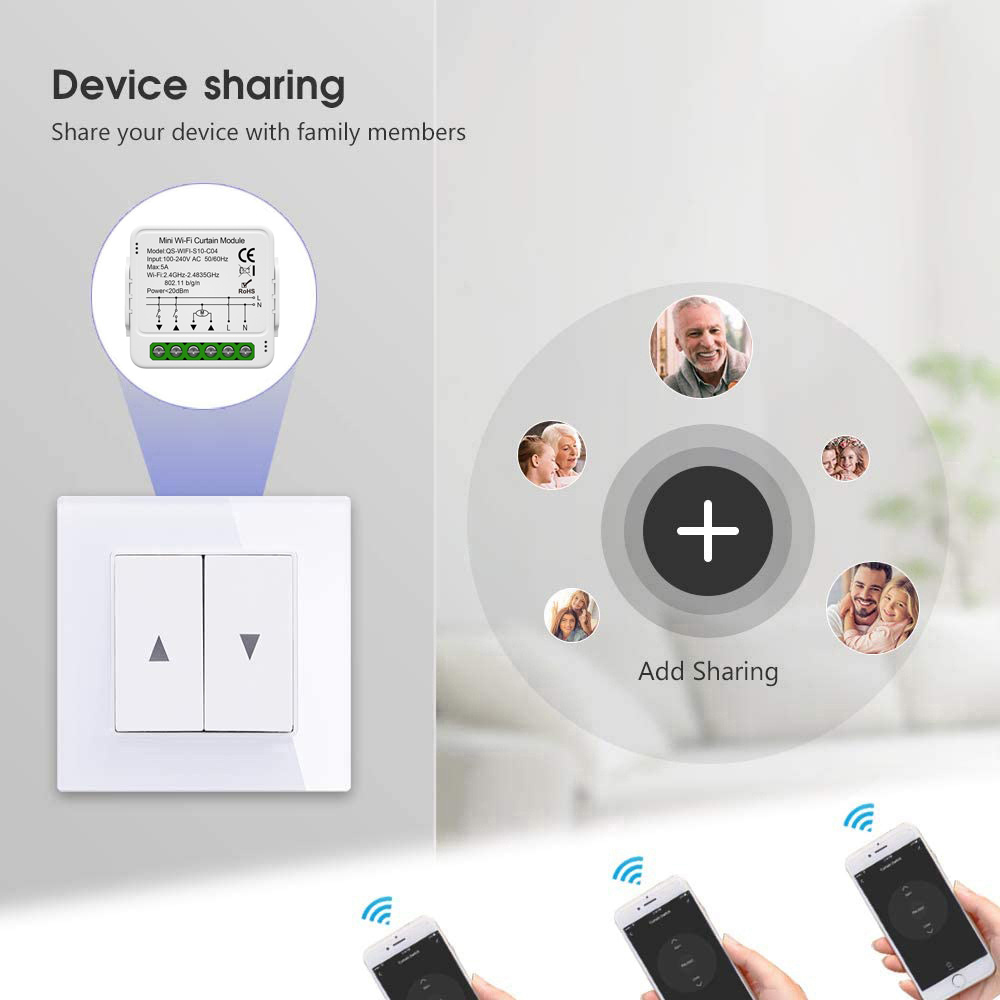 Tuya WiFi Zigbee Smart Curtain - đánh giá và giá Smart Home Living Room