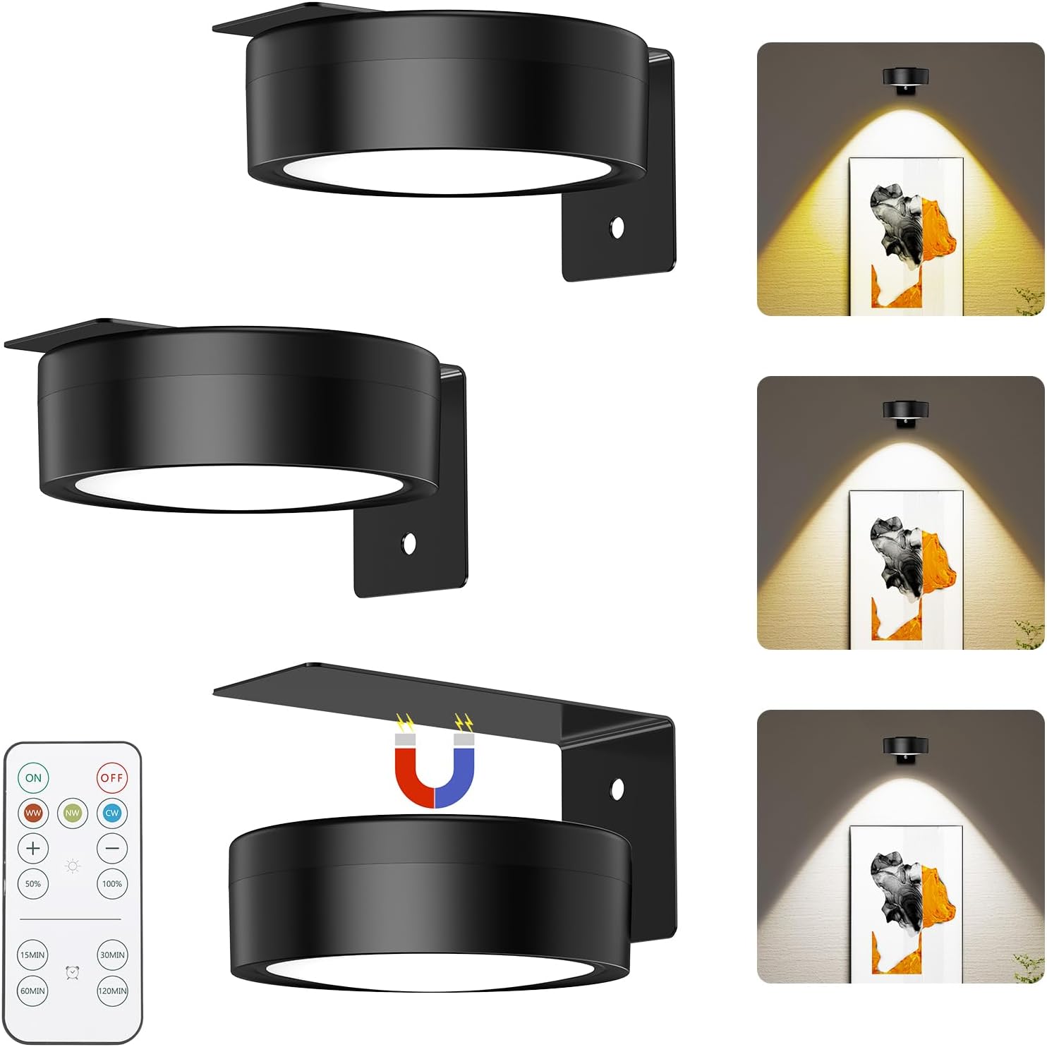 3PCS LED Cabinet Lights Magnet - đánh giá và giá Smart Home Poster